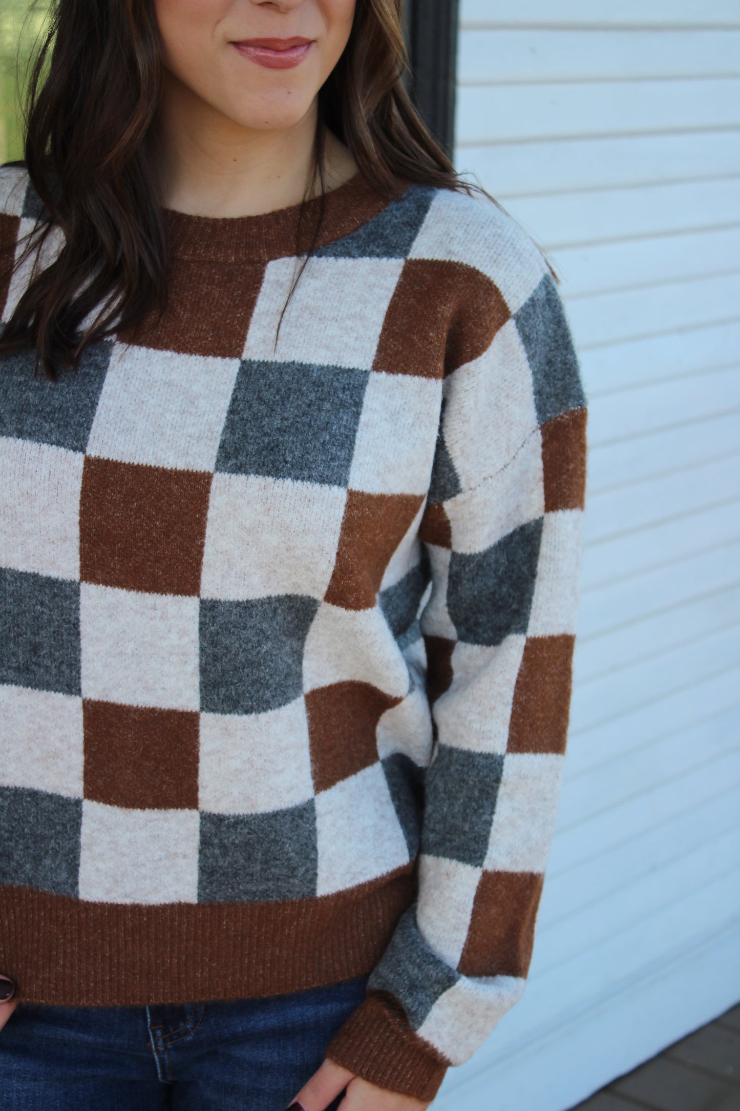 Checkered Sweater