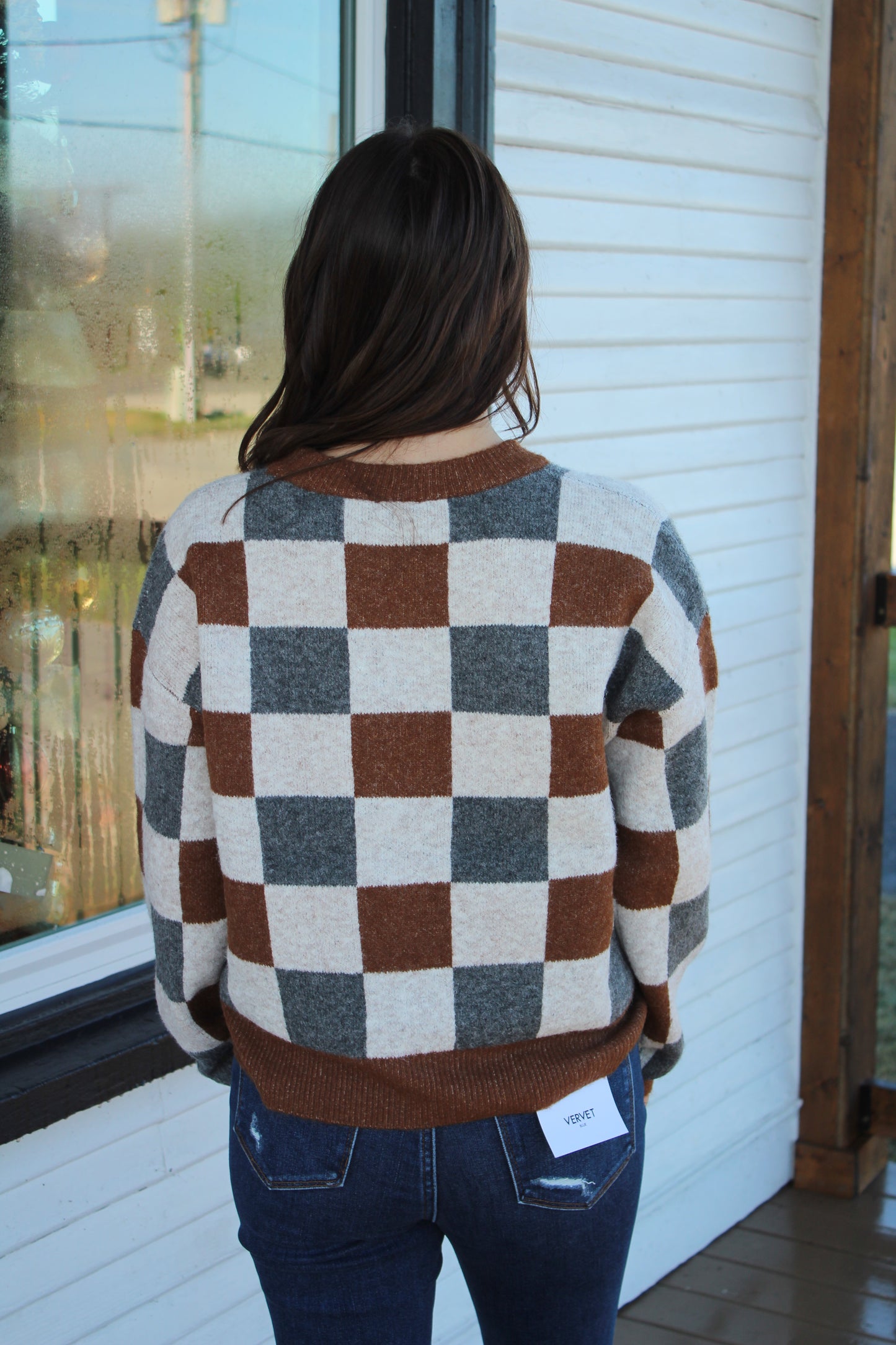 Checkered Sweater