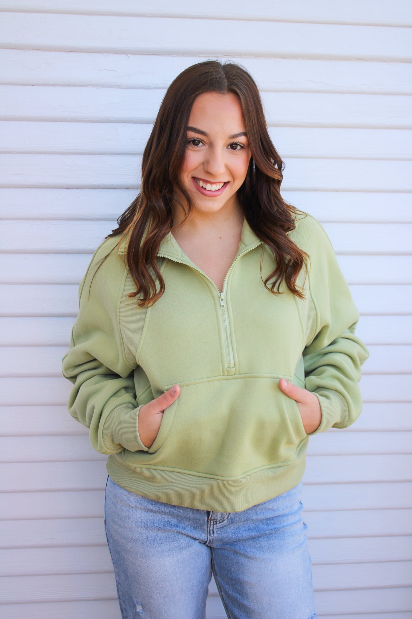 Hazel Half Zip