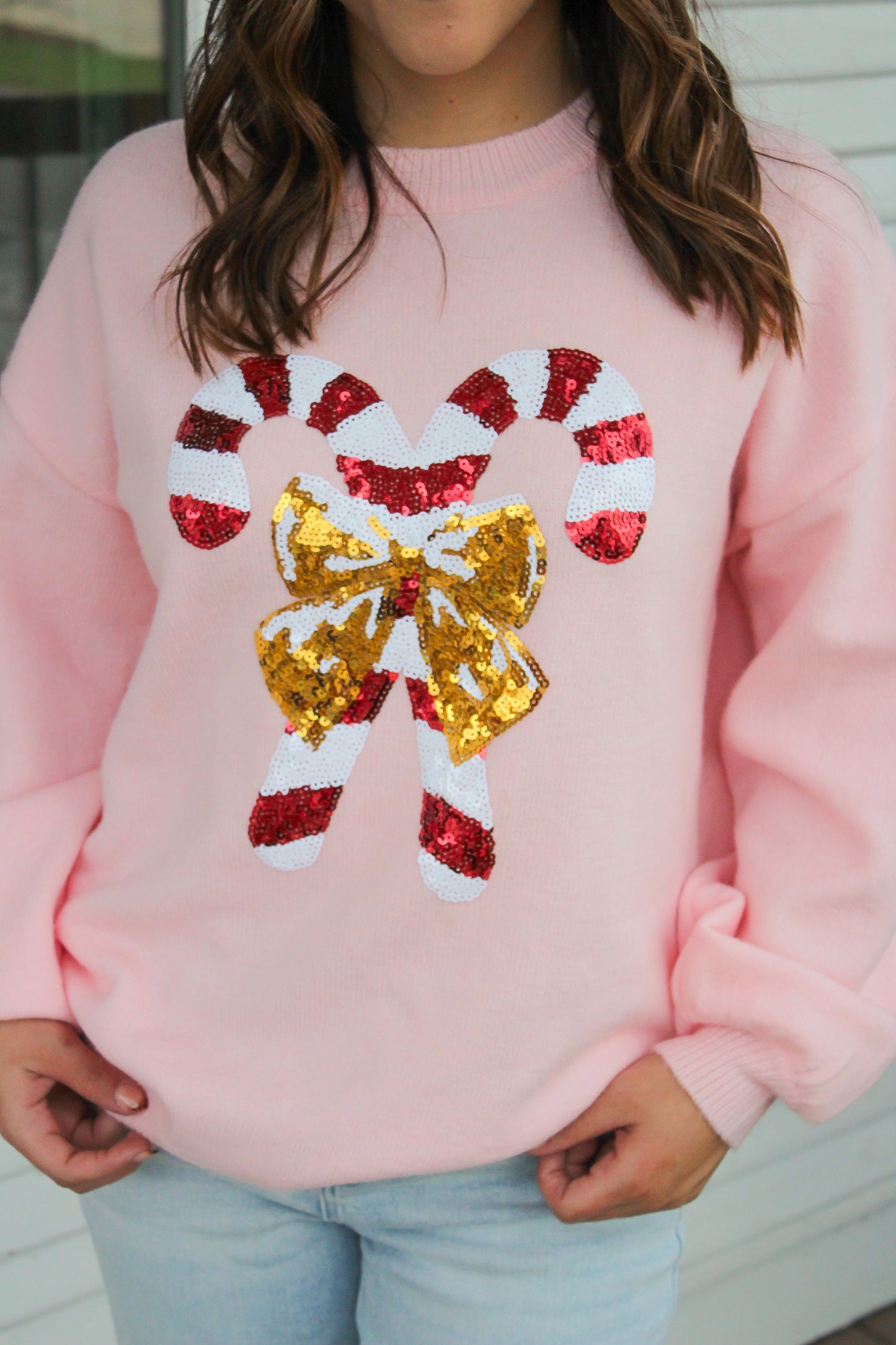 Candy Cane Sweater