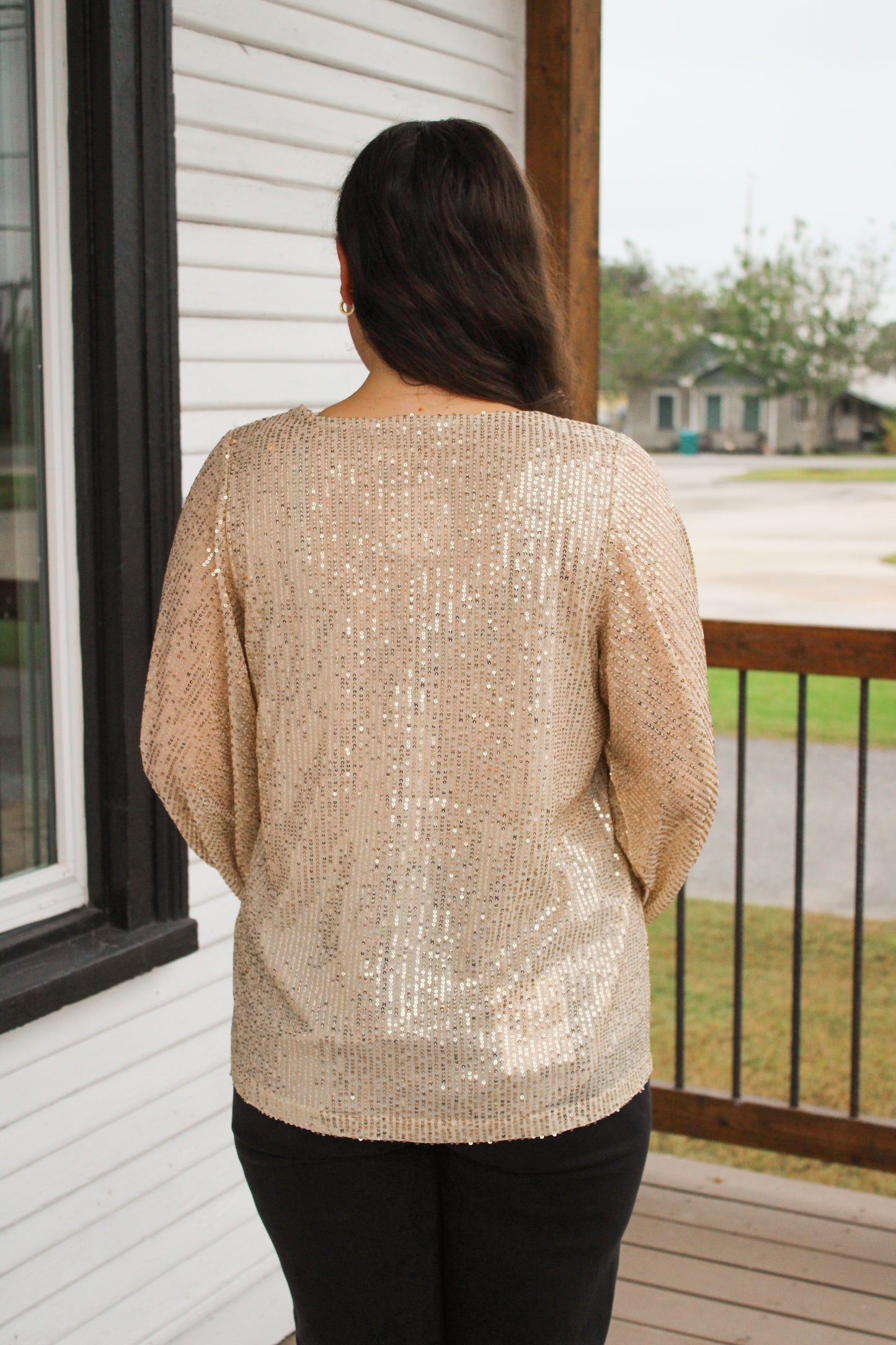 Kristin Sequin Top