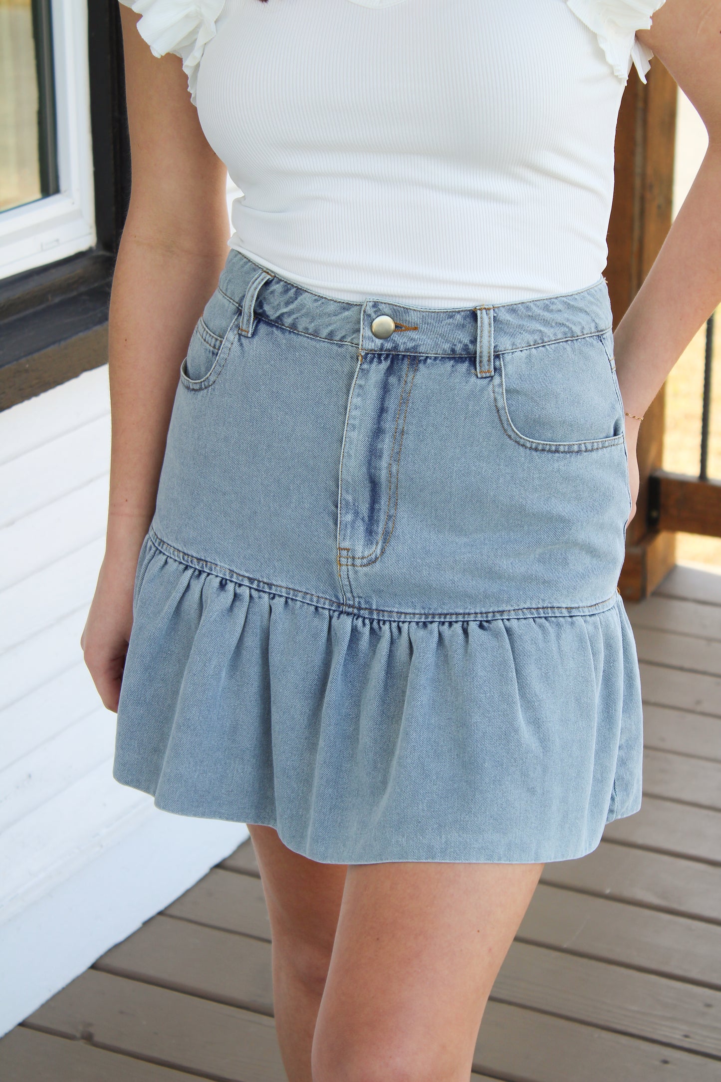 Tiff Denim Skirt