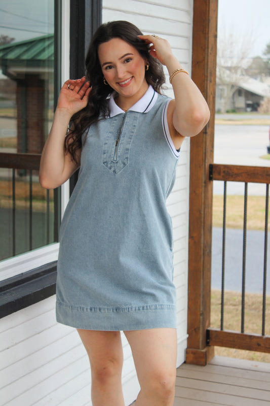 Cassandra Denim Dress