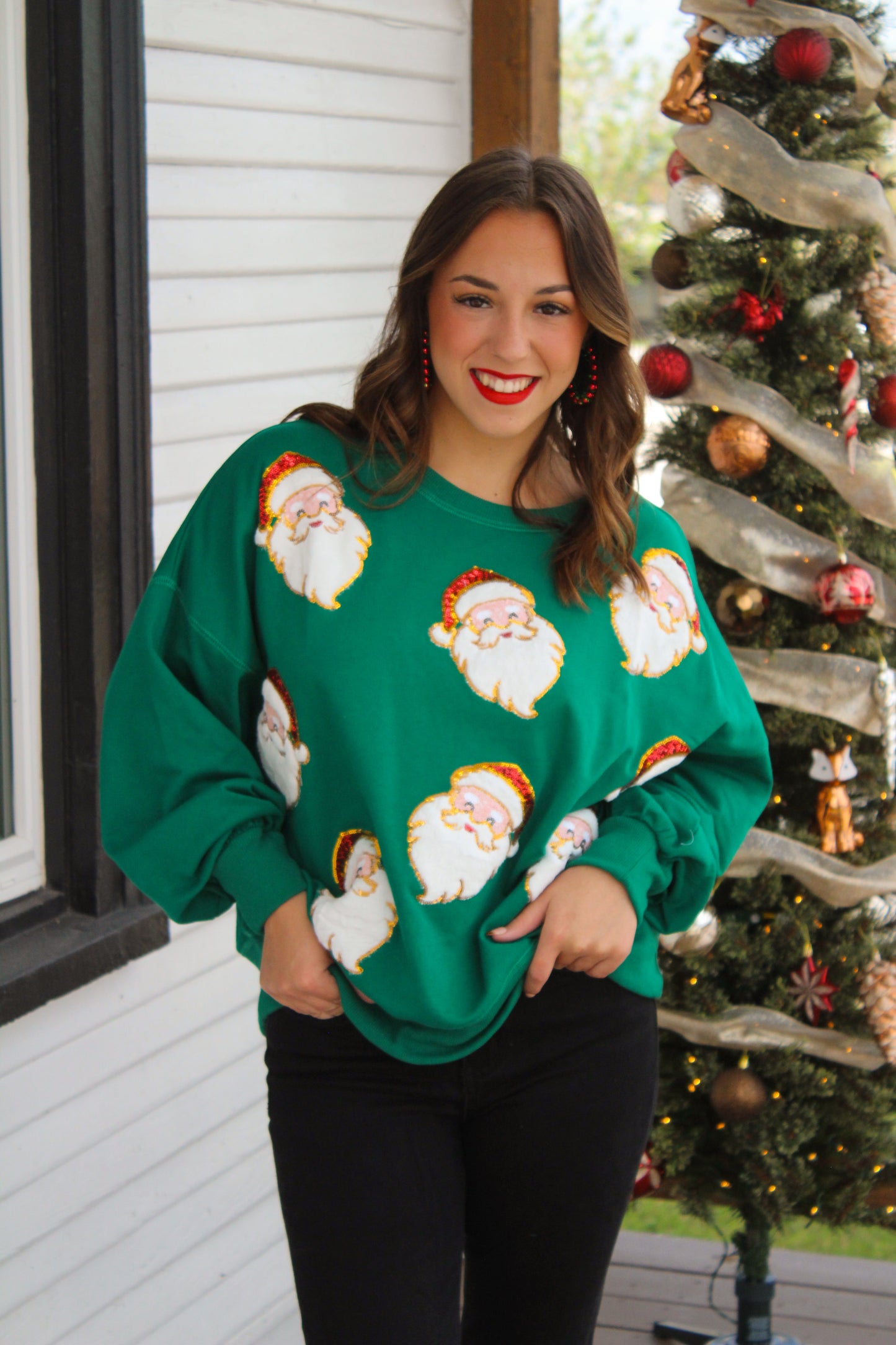 Santa Patch Sweater