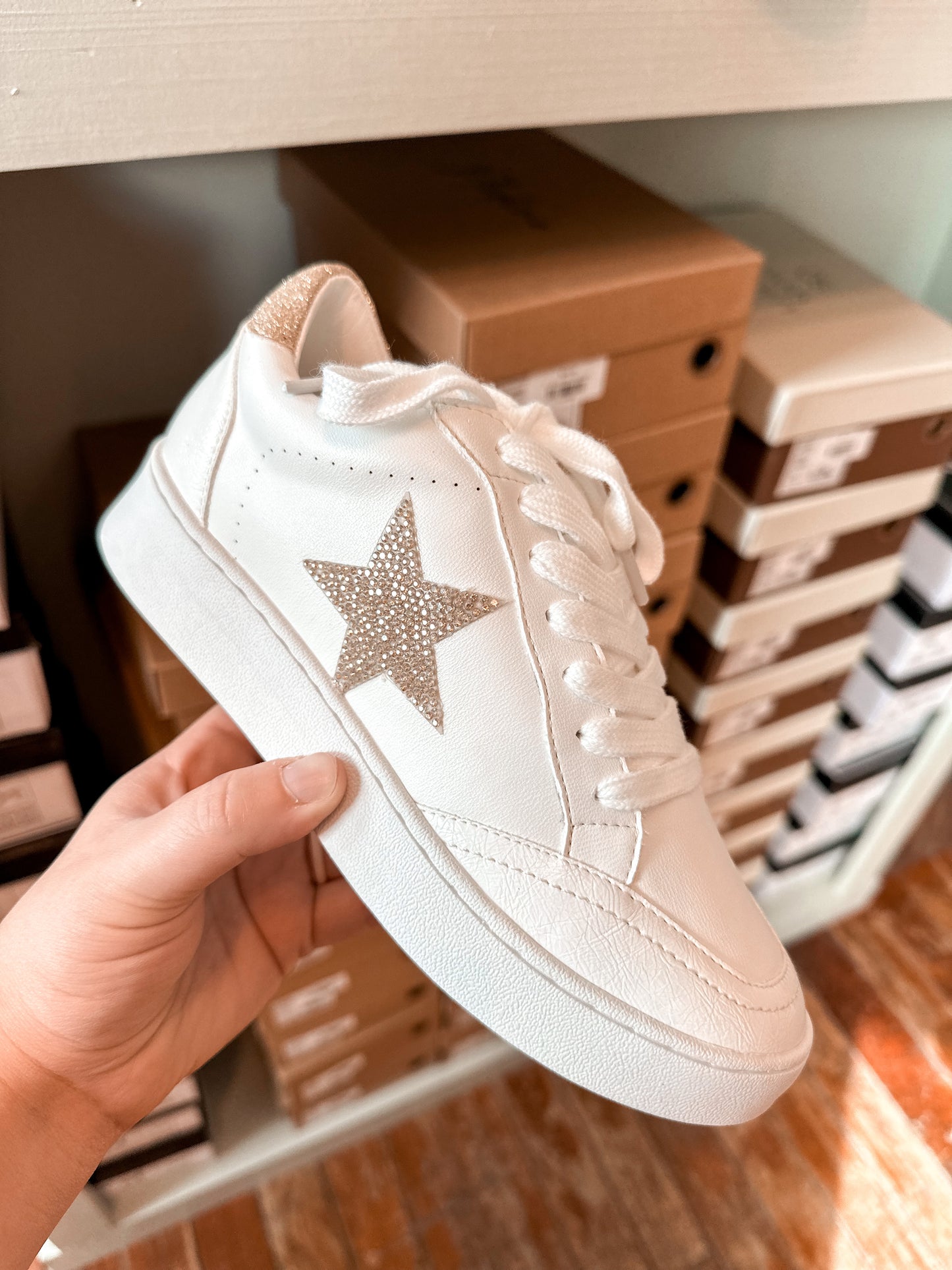 Gold Star Sneakers