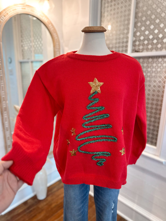 Tinsel Christmas Sweater