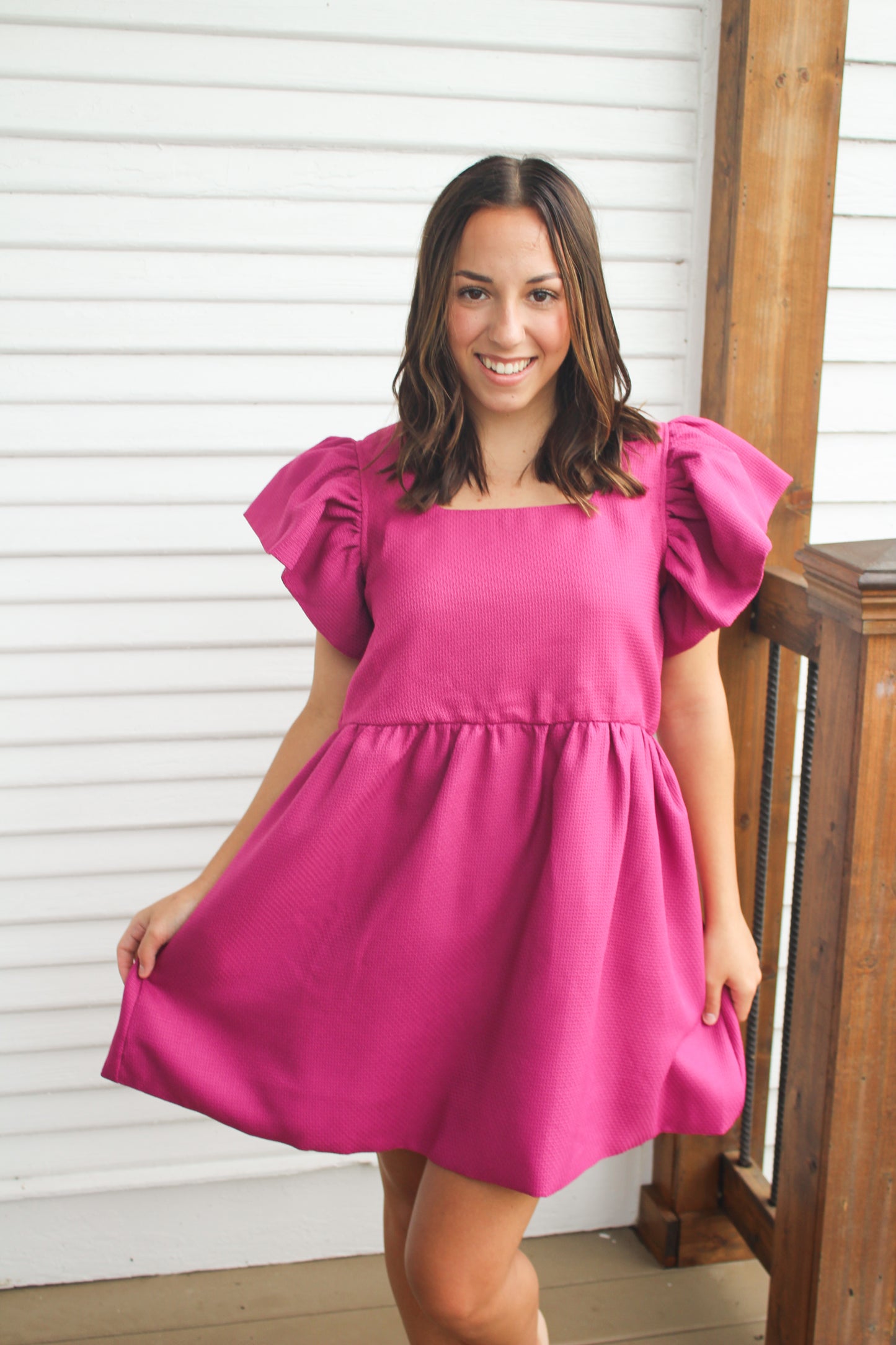 Playful Plum Dress