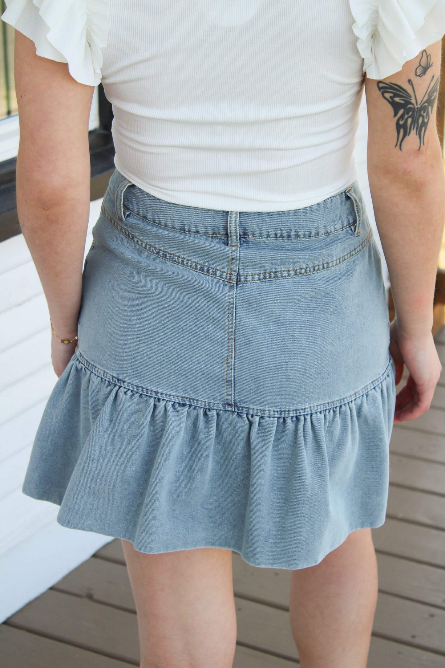 Tiff Denim Skirt