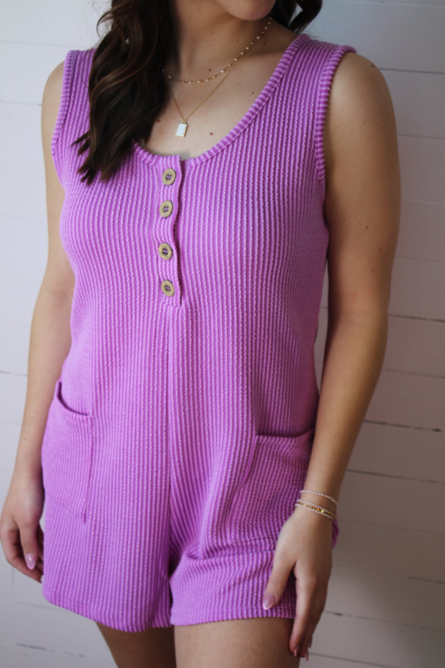 Ribbed Romper - 2 Colors!