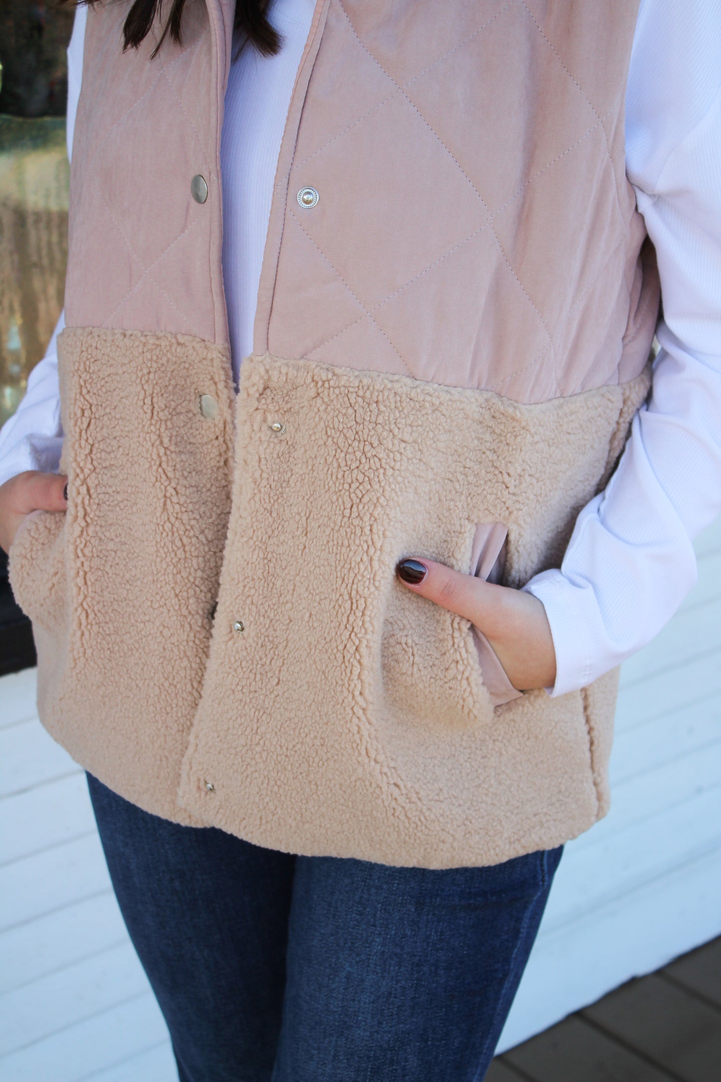 Dusty Rose Vest