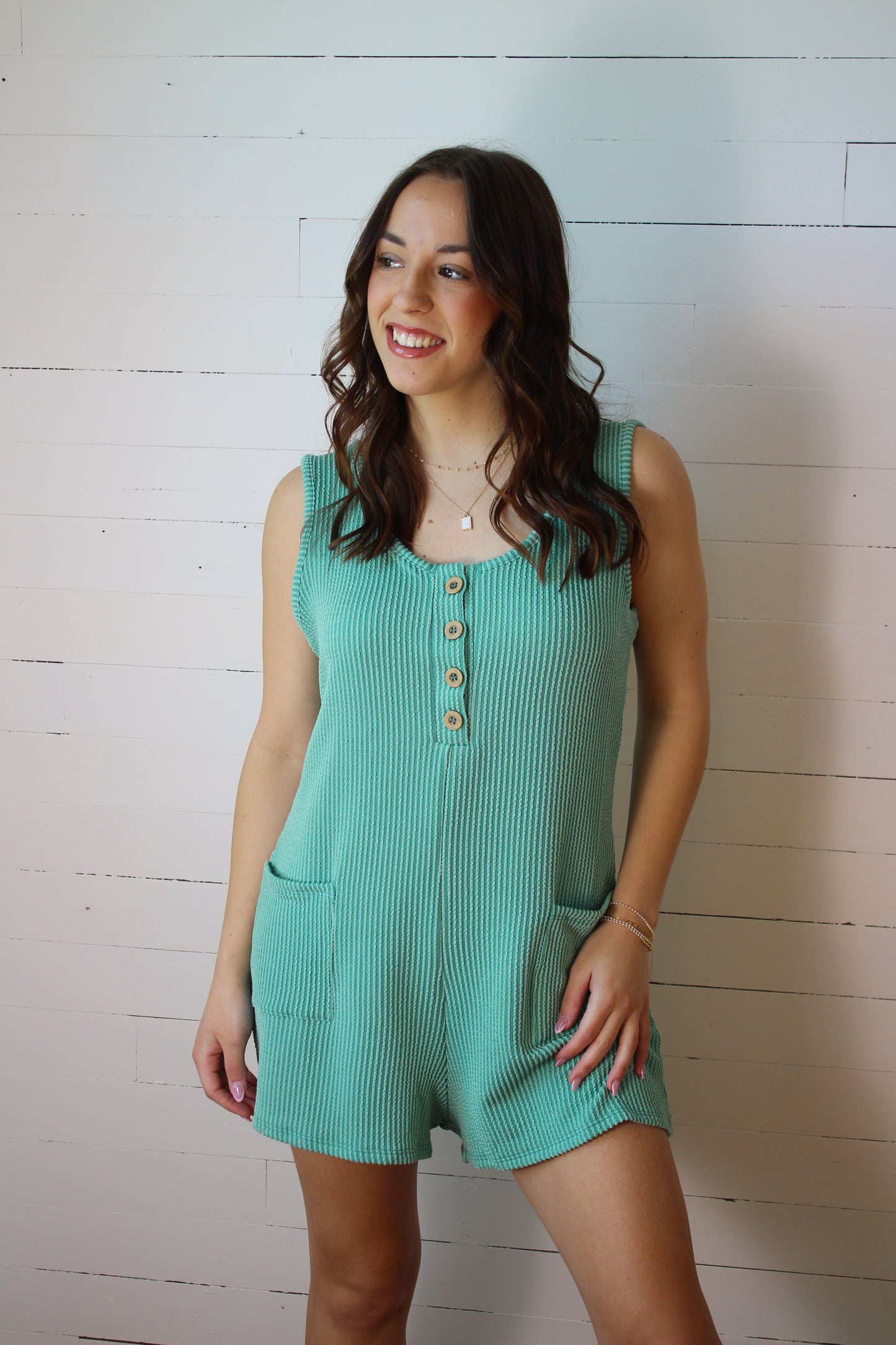 Ribbed Romper - 2 Colors!