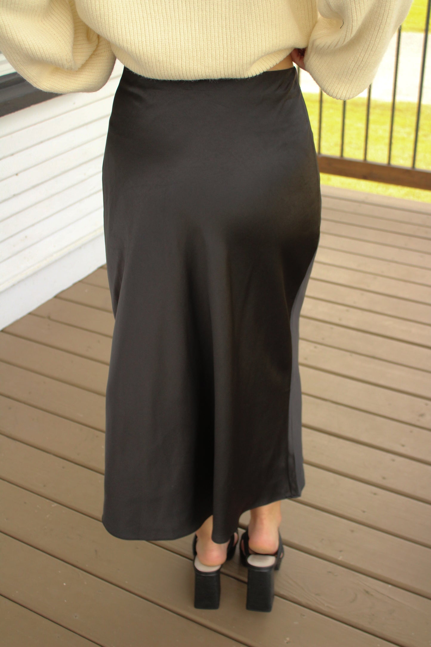 Elaine Satin Skirt