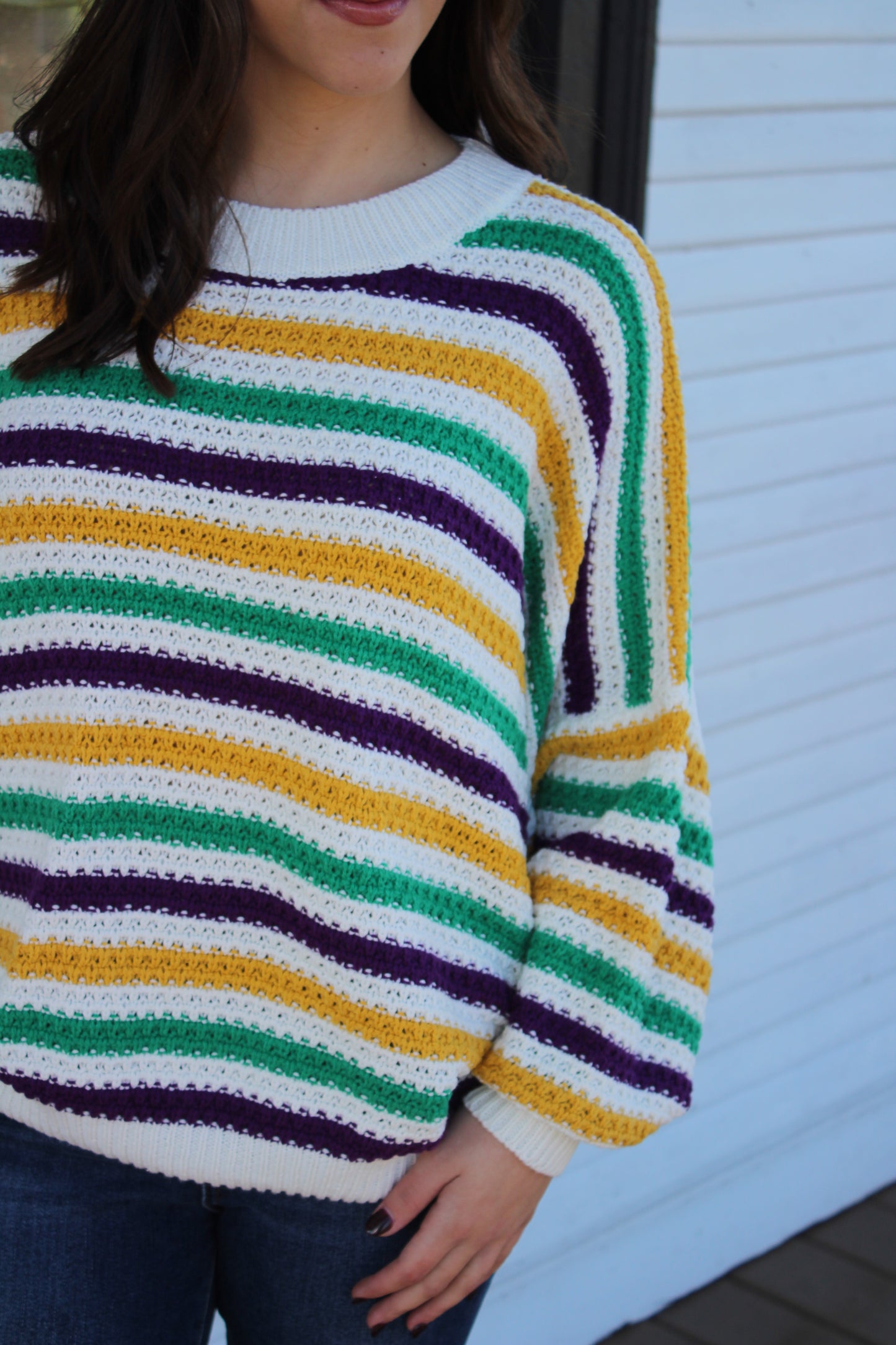 MG Striped Sweater