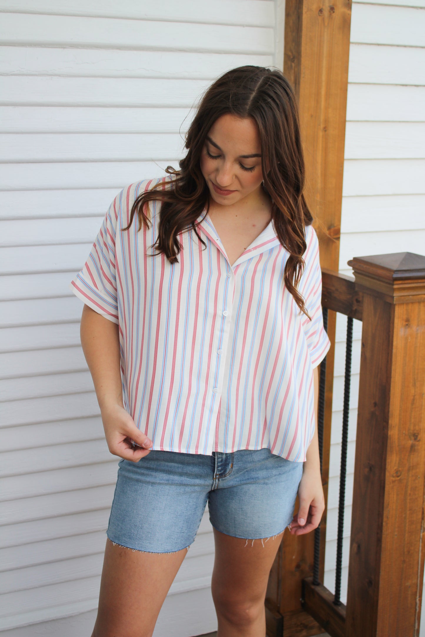 Stripe Out Top