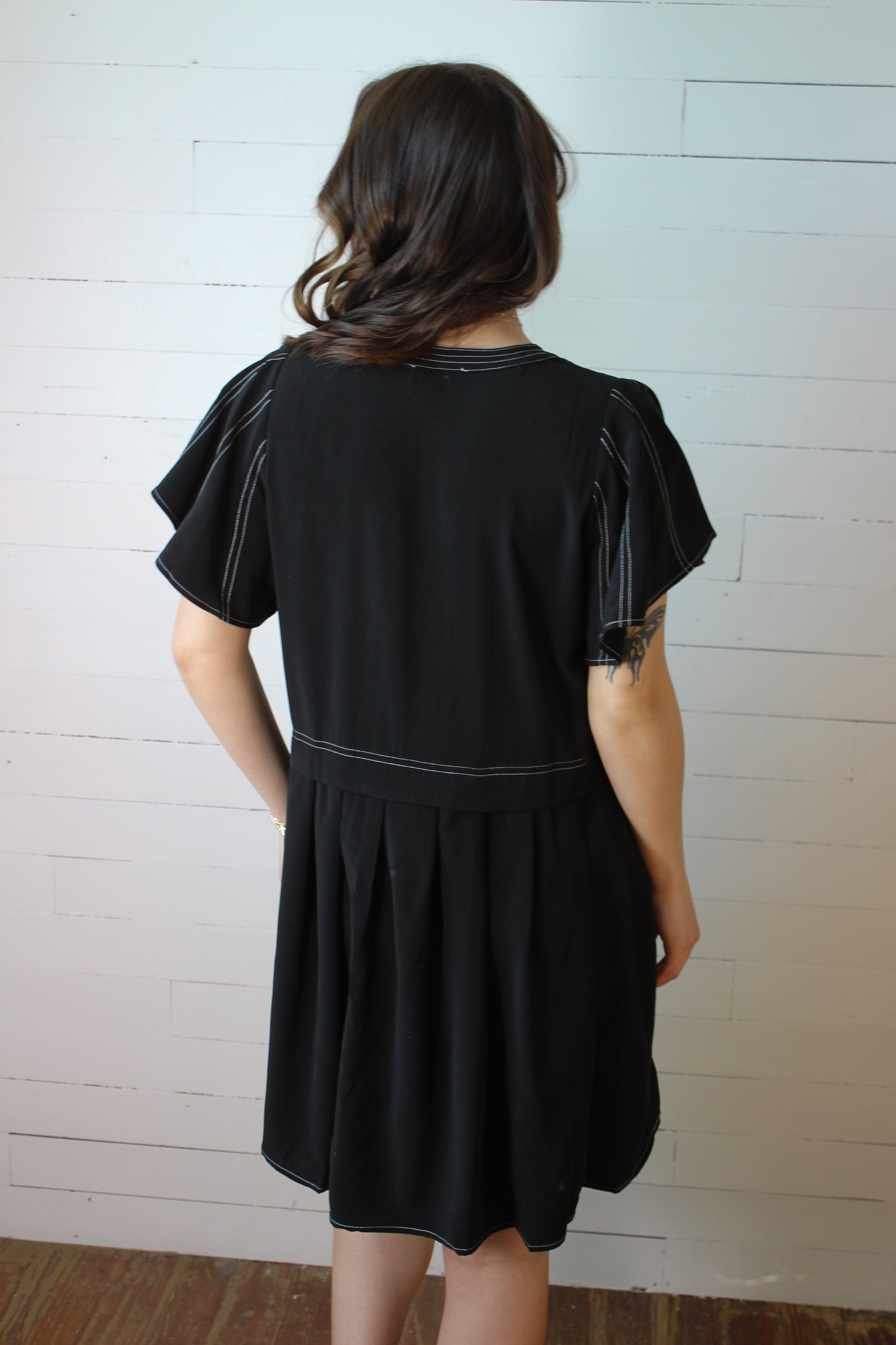 Flutter Sleeve Dress