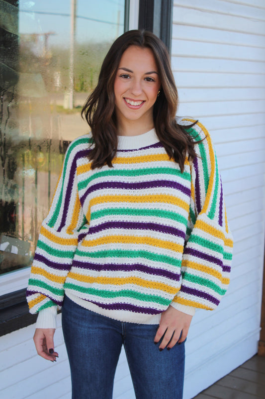 MG Striped Sweater