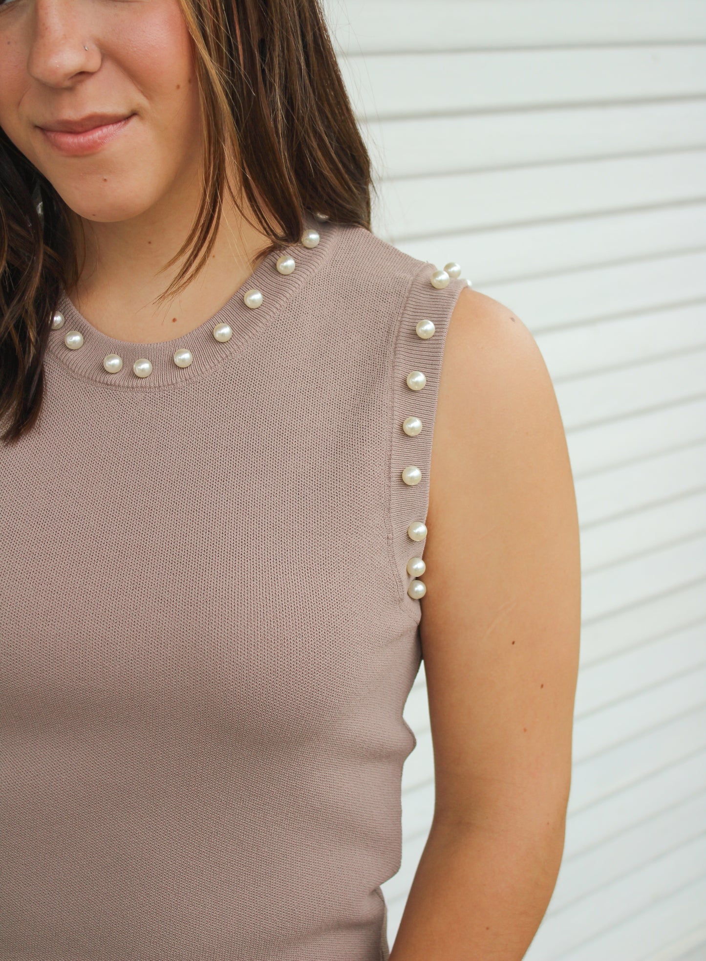 Pearly Trim Top