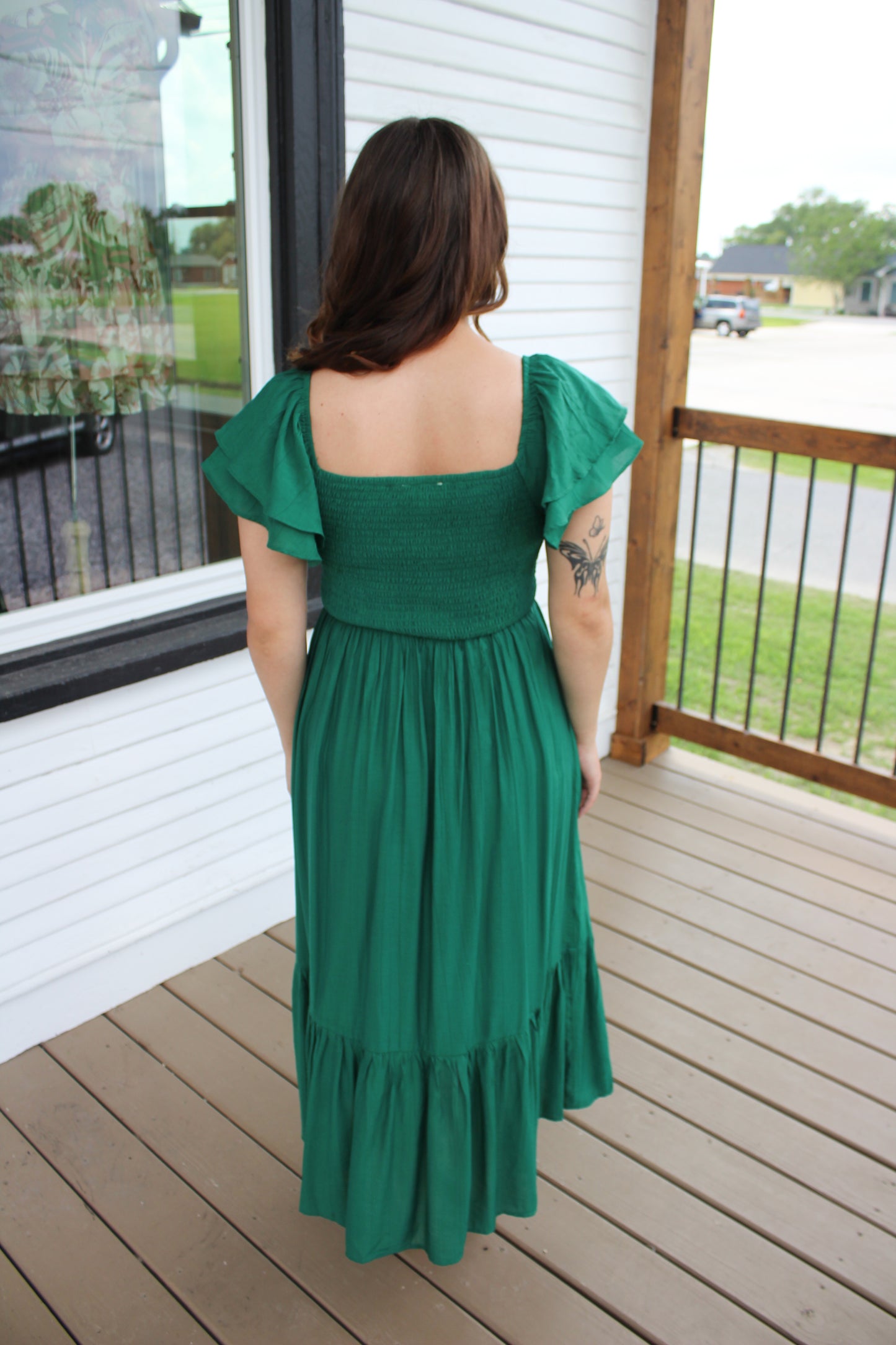 Spring Green Maxi Dress