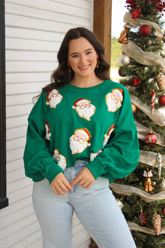 Santa Patch Sweater