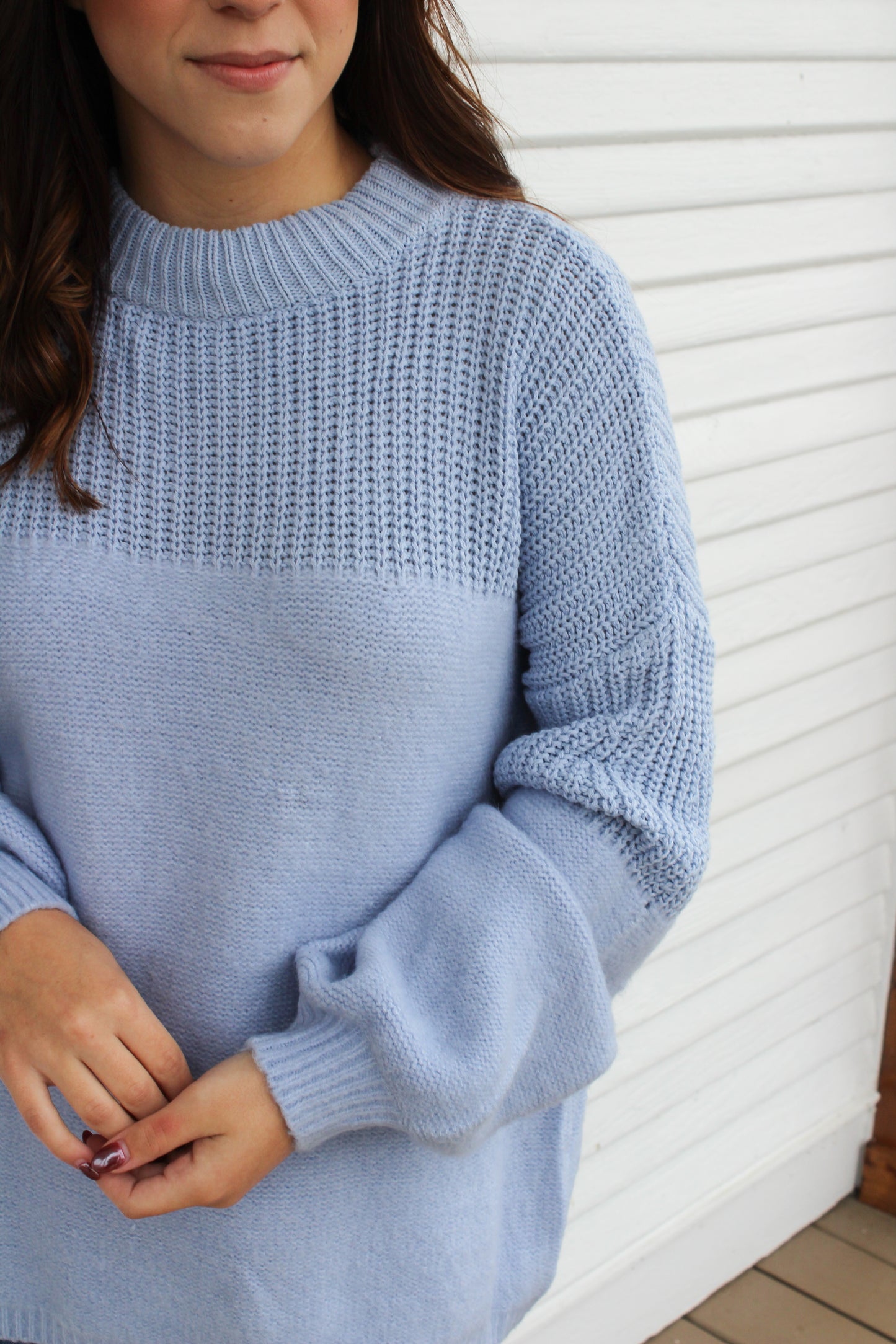 Sky Blue Sweater