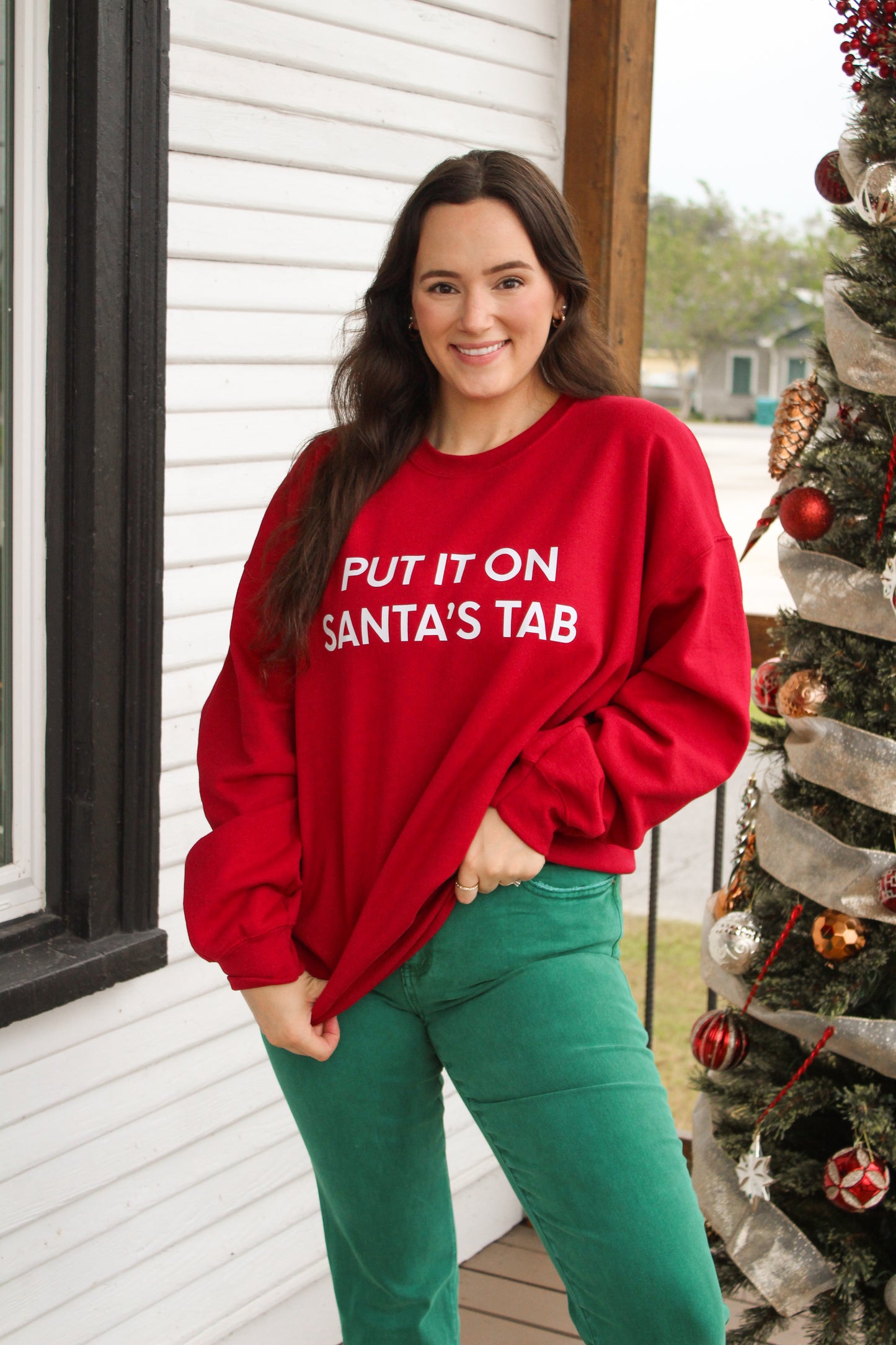 Santa’s Tab Sweatshirt