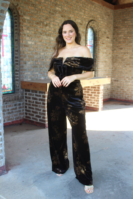 Presly Velvet Jumpsuit