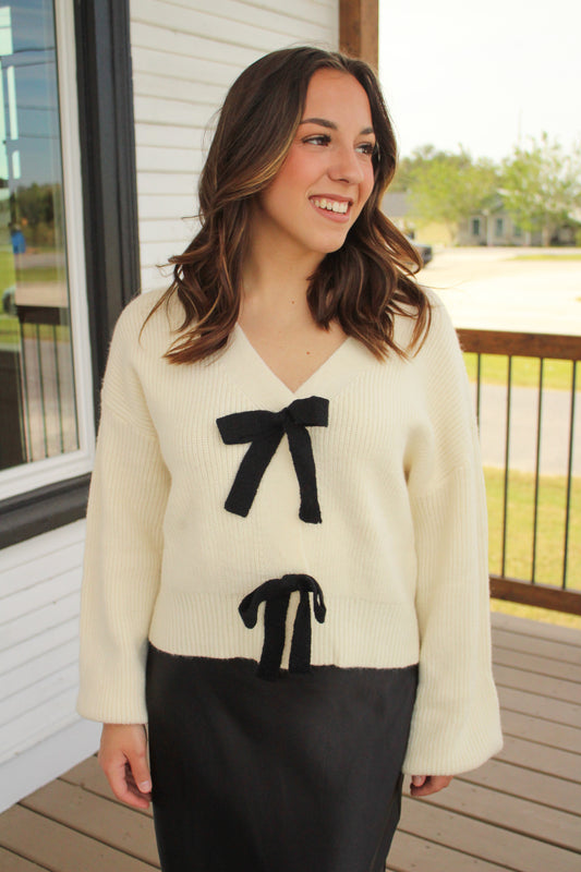 Annie Bow Cardigan