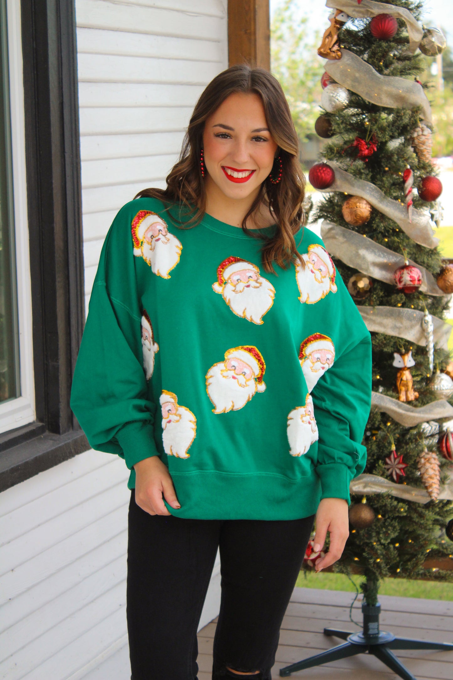 Santa Patch Sweater