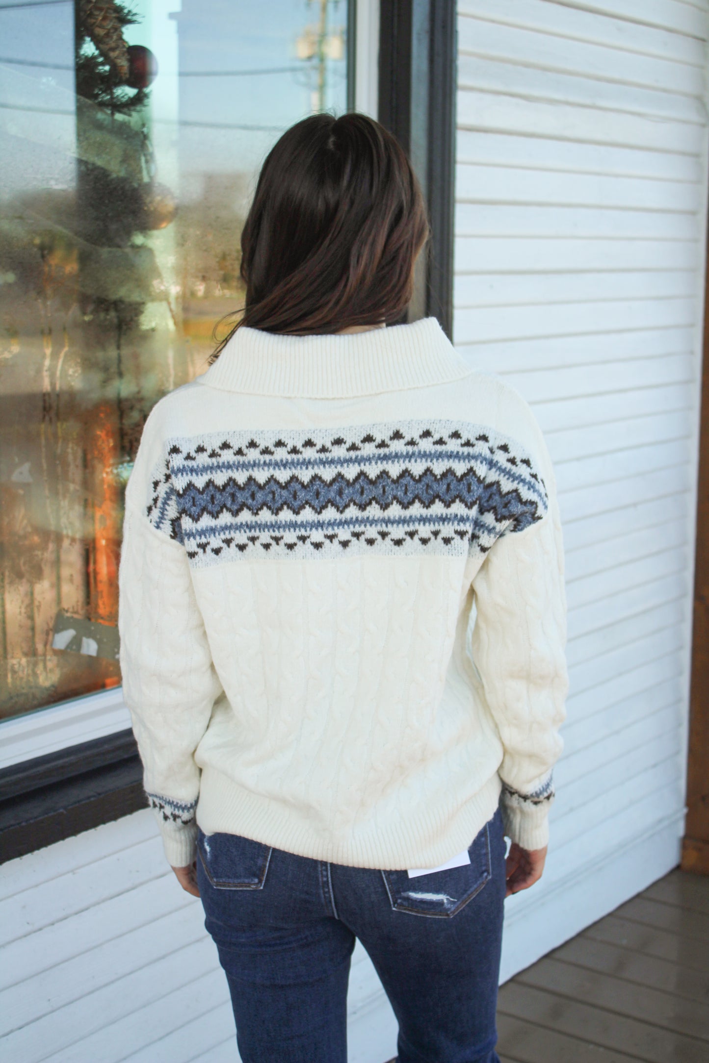 Nadine Contrast Sweater