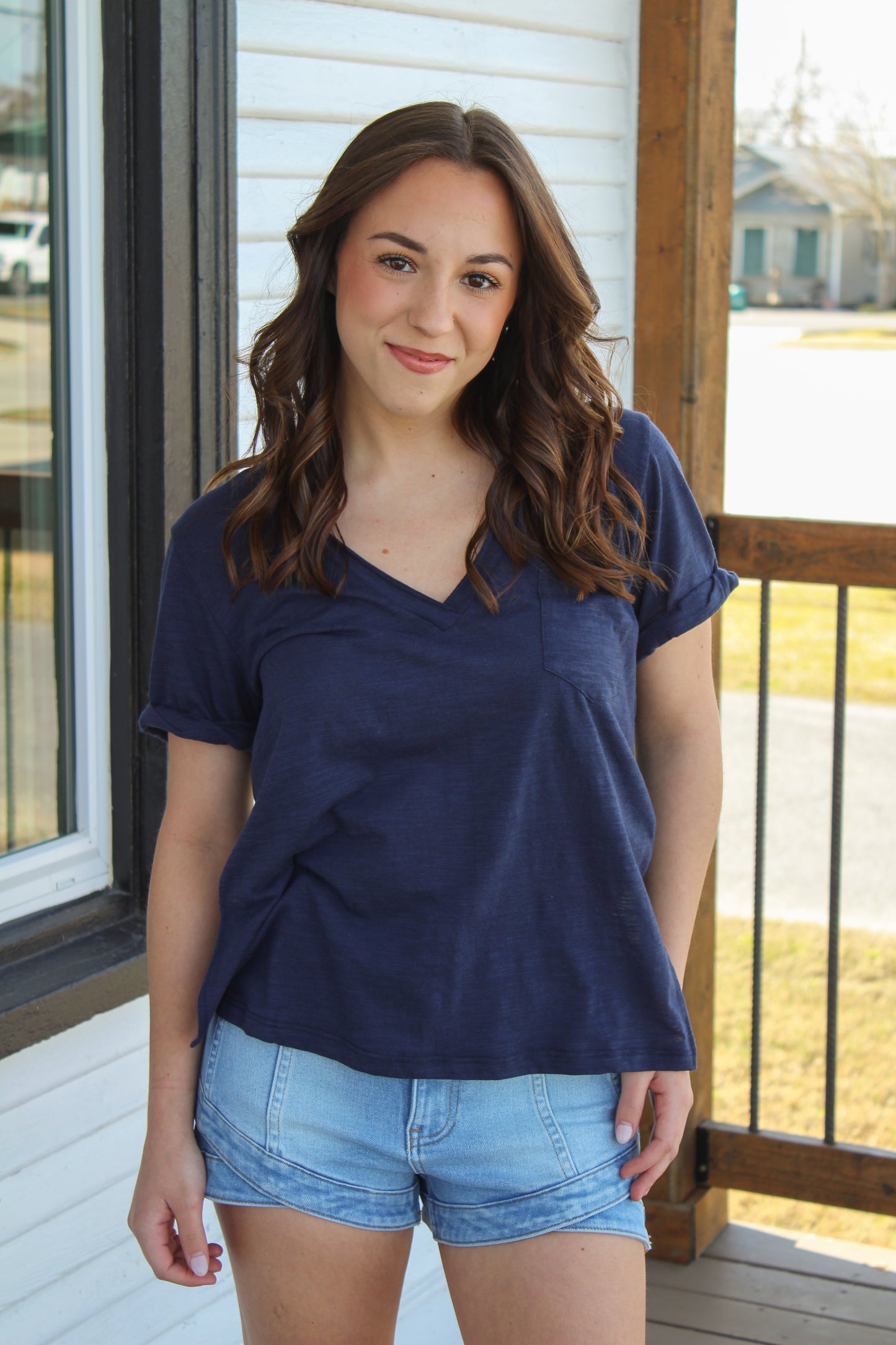 Zoey V-Neck Top