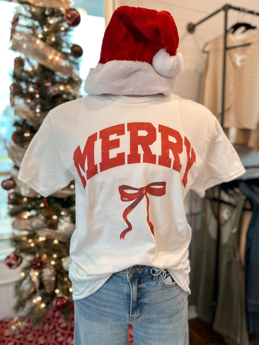 Merry Bow Tee