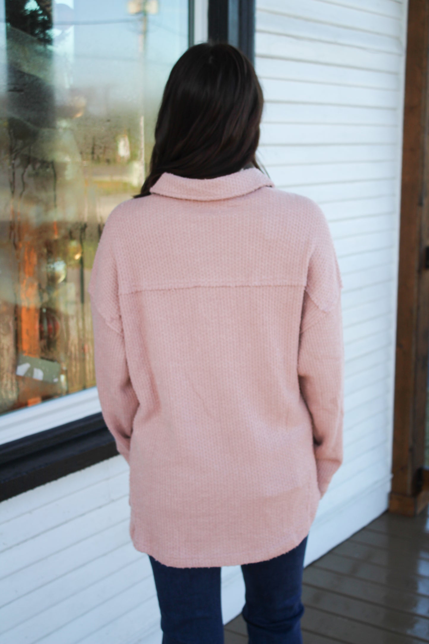 Blushing Henley Top