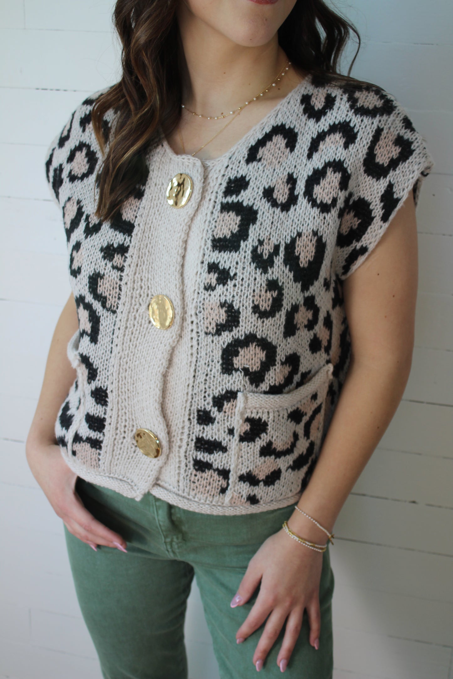 Leopard Sweater Top